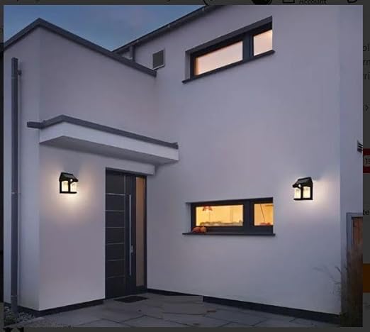 Outdoor Solar Wall Light – Garden & Villa Decorative Night Lamp