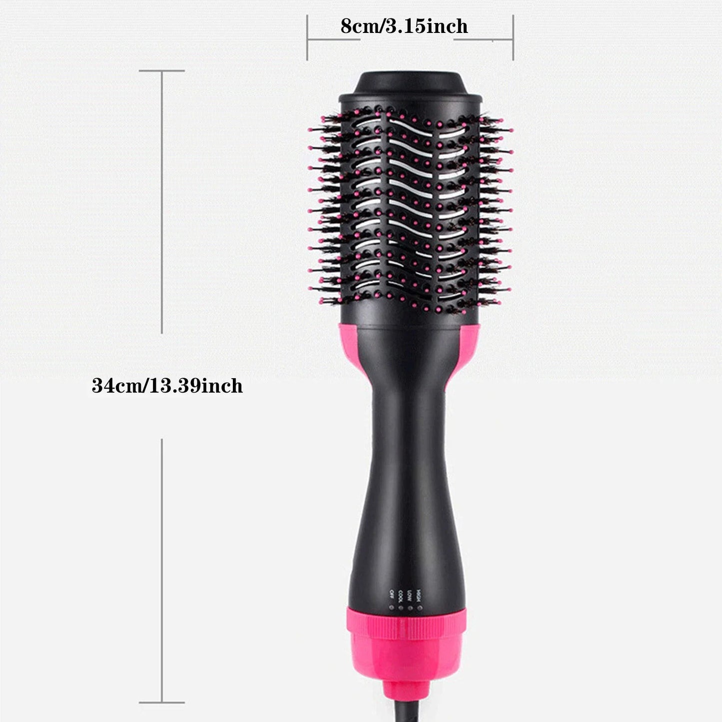 Hair Dryer Brush Blow Dryer Hot Air Brush Volumizing Styler for All Hair