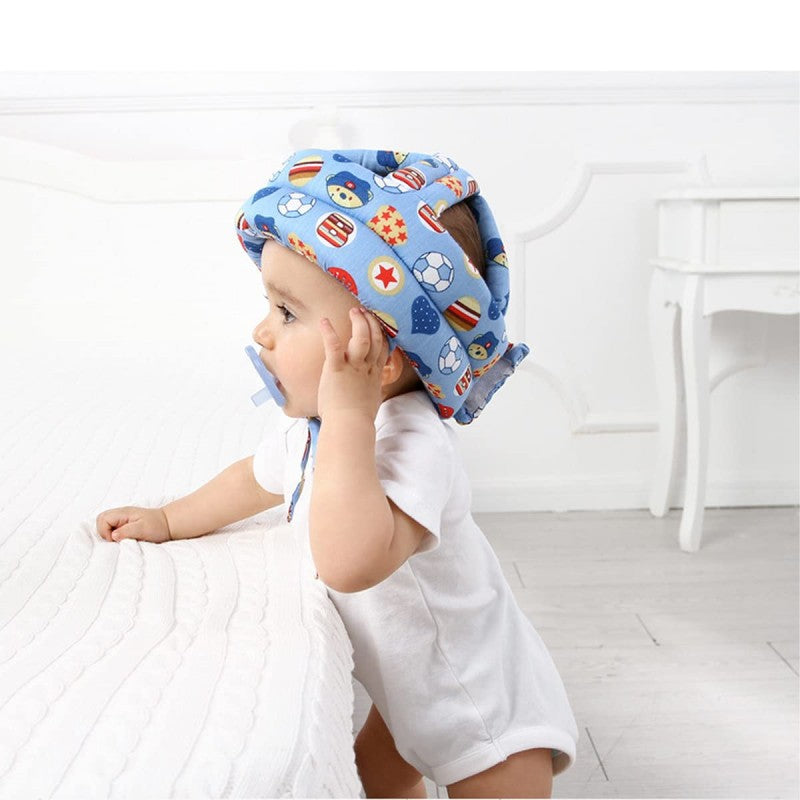 Baby Head Protector Infant Protective Harnesses Cap Adjustable Baby Helmet for Crawling Walking
