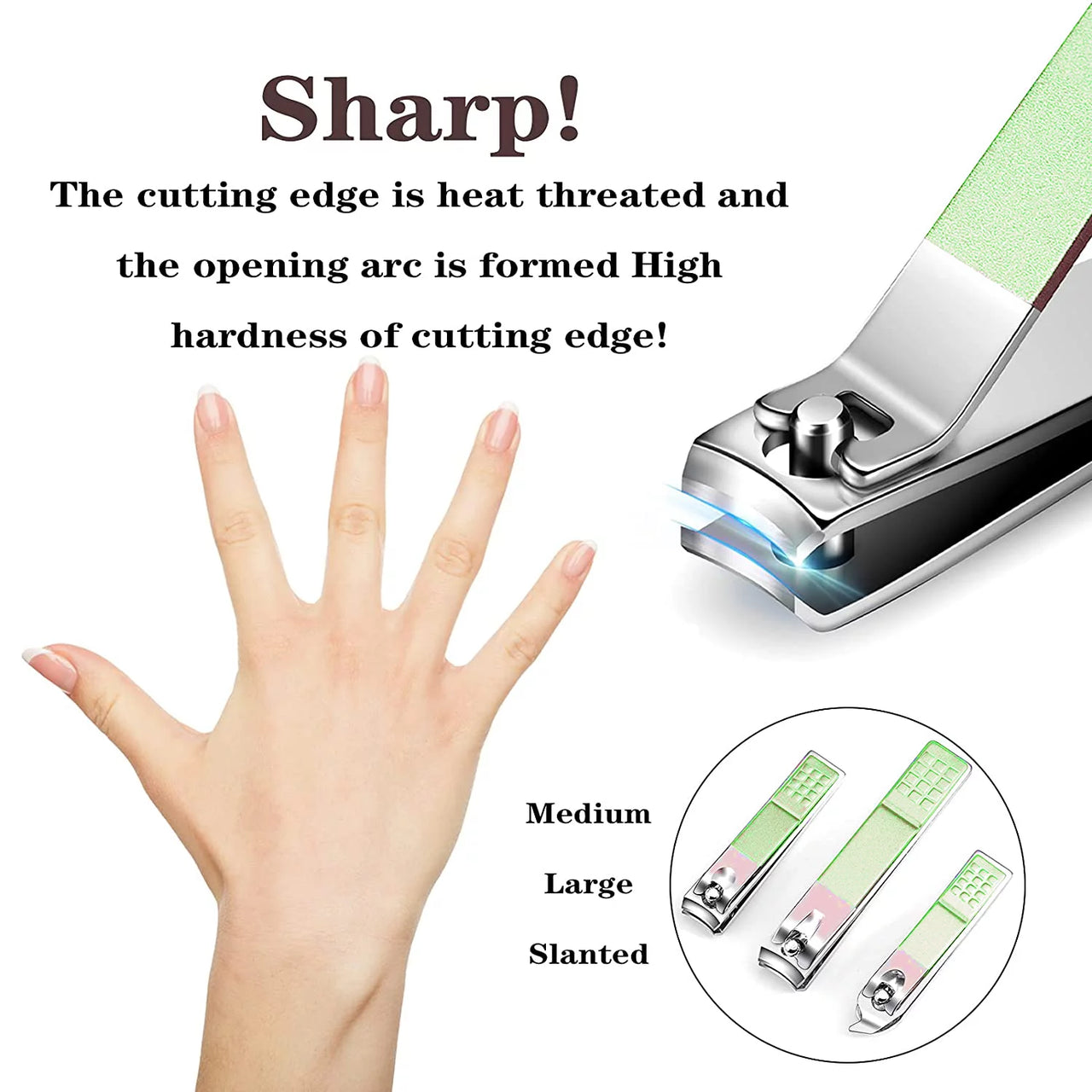 16-in-1 Stainless Steel Manicure & Pedicure Kit – Nail Clippers, Ear Pick & Grooming Set for Home Use