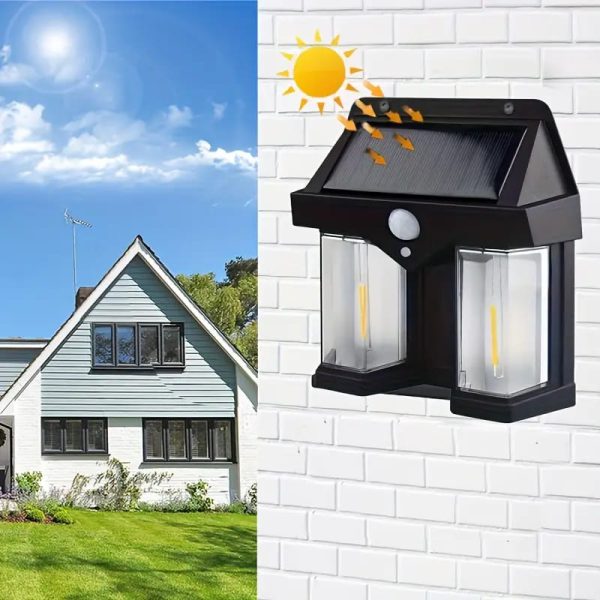 Outdoor Solar Wall Light – Garden & Villa Decorative Night Lamp