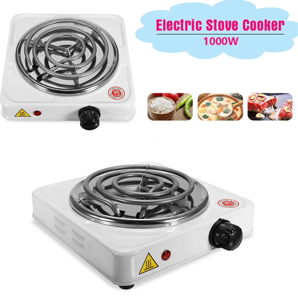 Electric Hot Plate Stove – Portable Coil Heating Cooker | Compact Electric Cooktop for Home & Kitchen Use