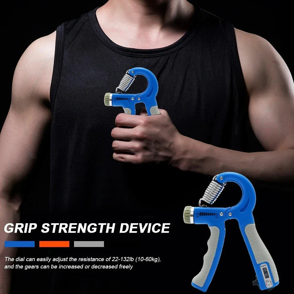 Adjustable Hand Gripper with Counter – Forearm, Wrist & Finger Strengthener with Adjustable Resistance