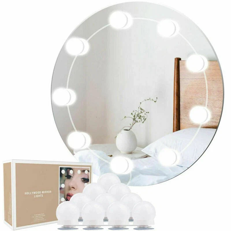 Led Bulb Mirror Lights Vanity Makeup Bathroom Dressing Table